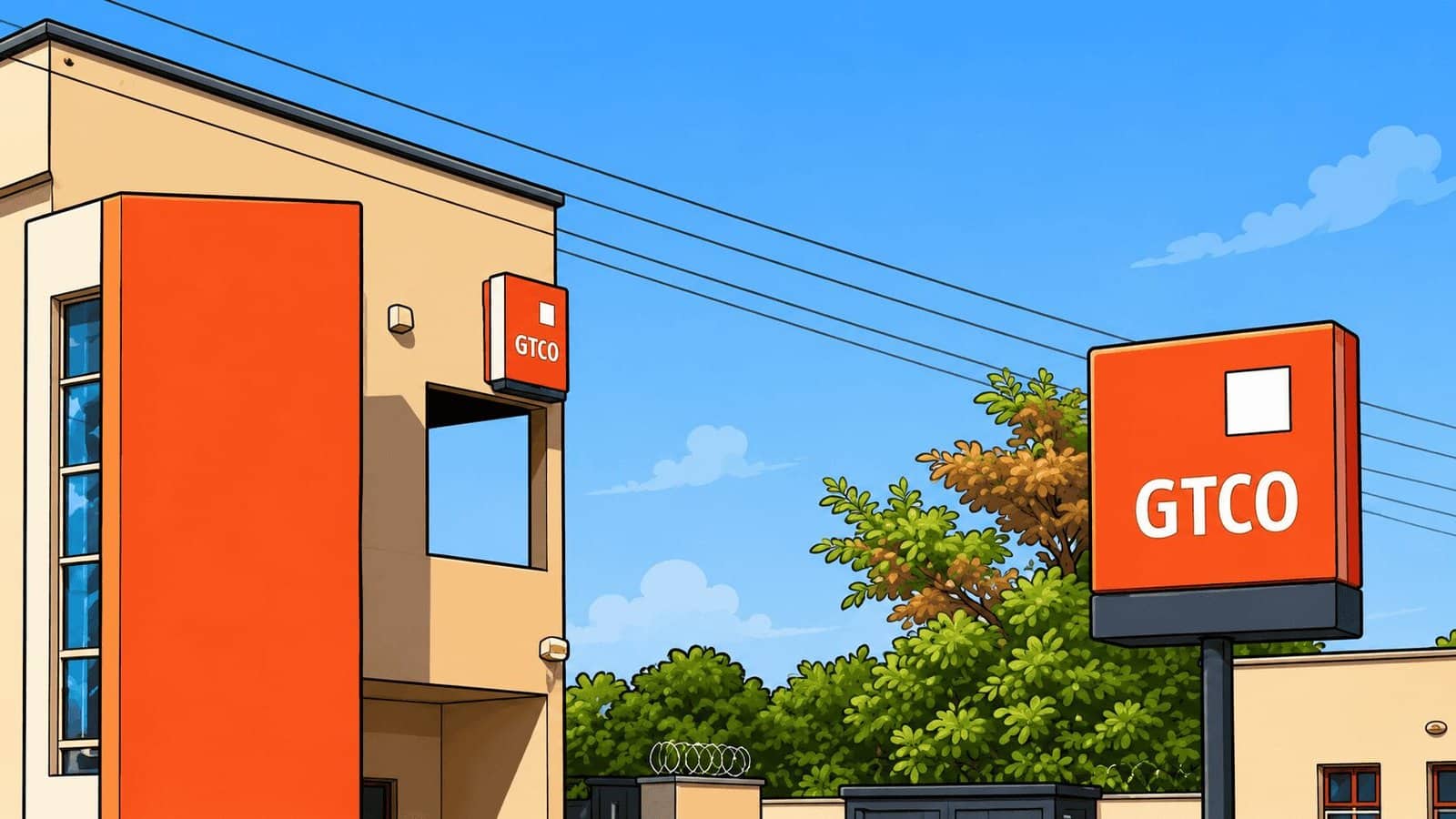 Caricature image of GTCO building