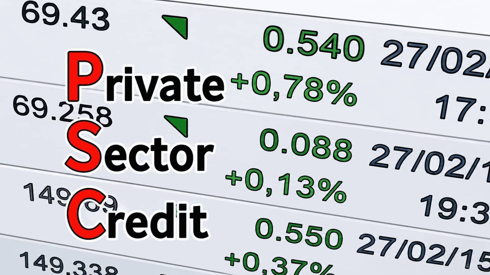 Inscription of Private Sector Credit