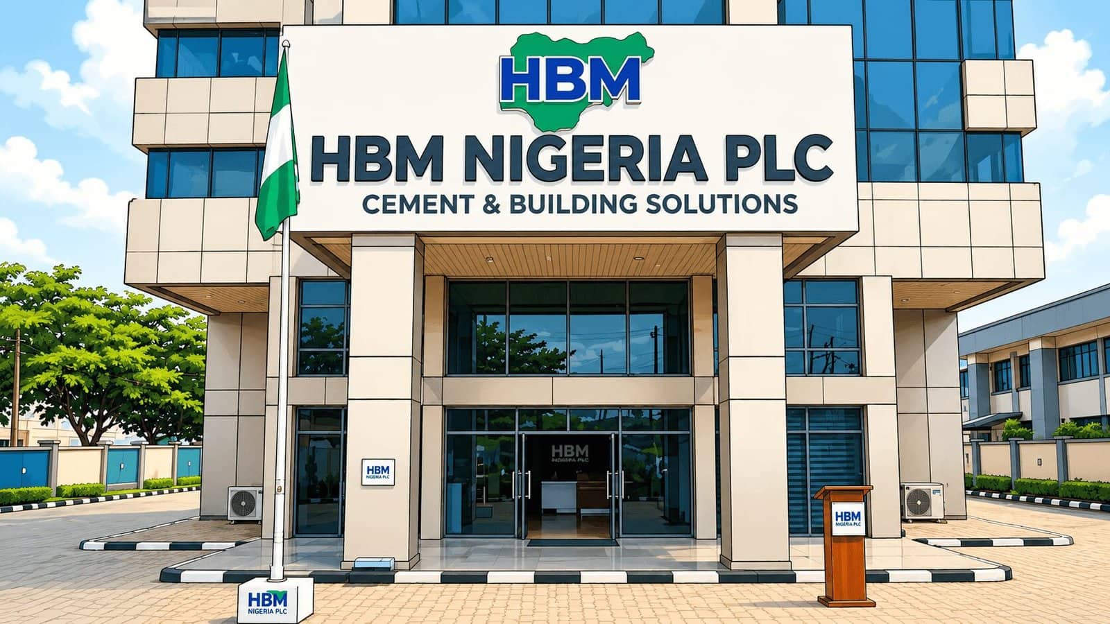 HBM Nigeria Plc building