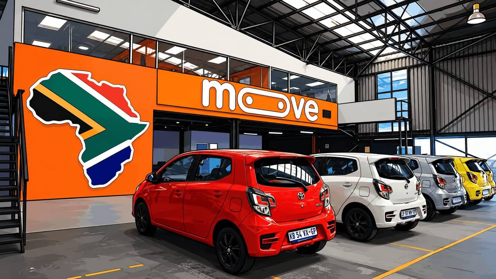 Caricature image of Moove company exterior