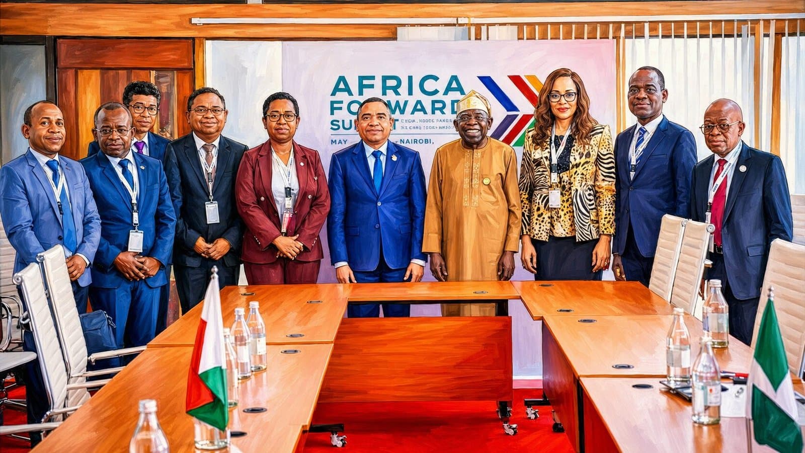 President bola tinubu at Africa Forward Summit