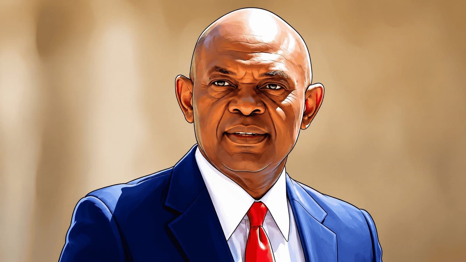 Caricature photo of Tony Elumelu