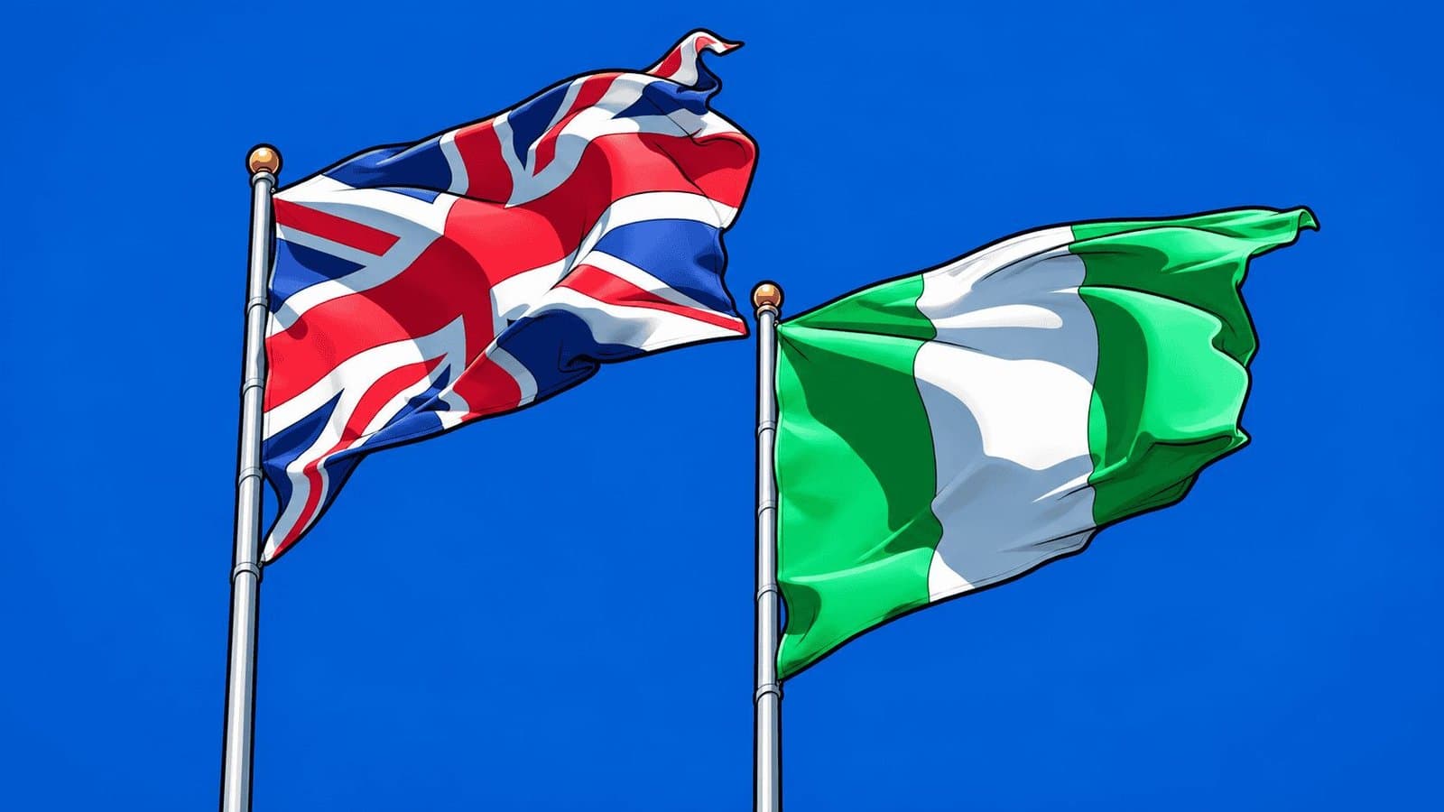 UK & Nigeria flags