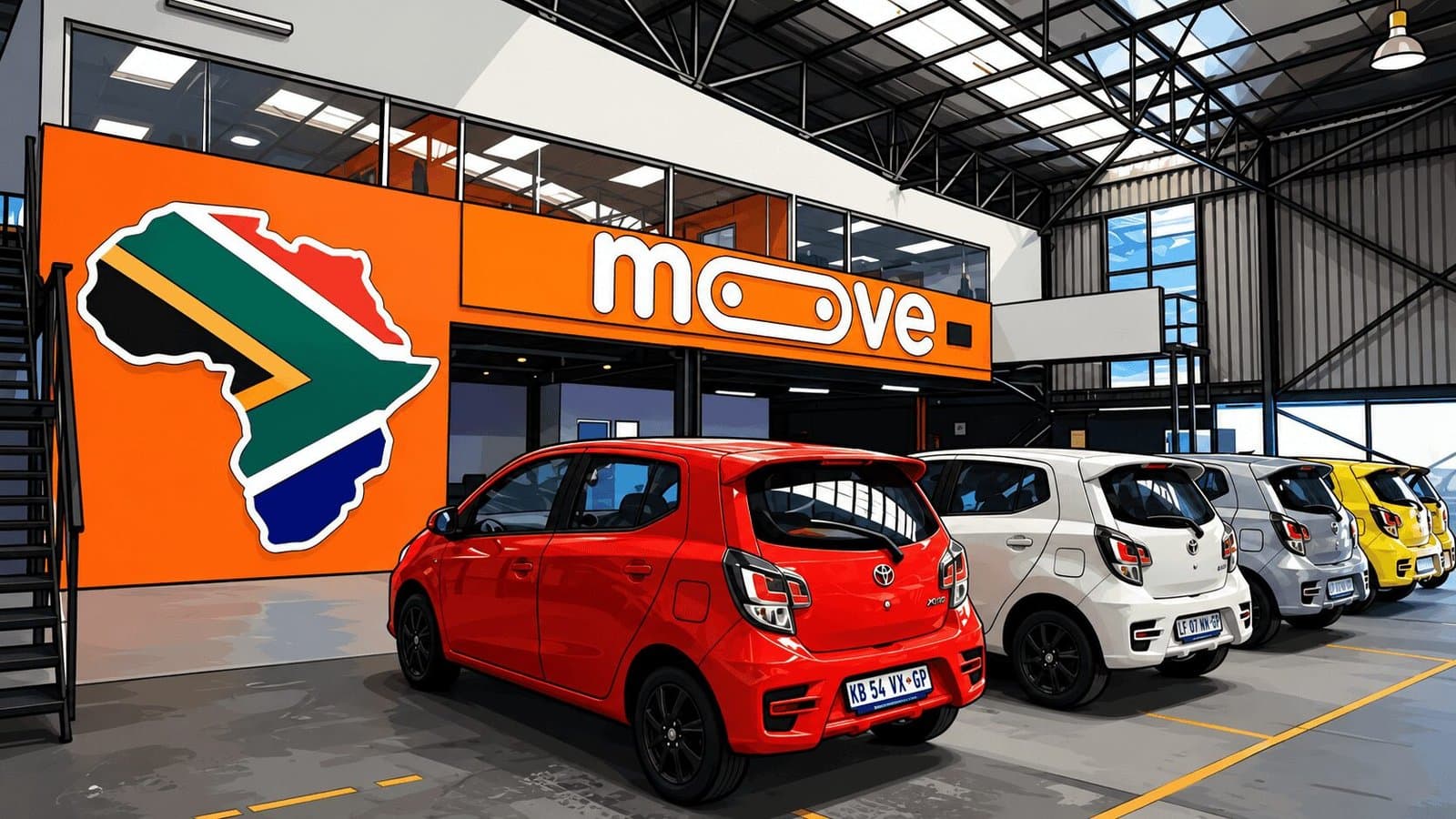 Caricature image of Moove company exterior