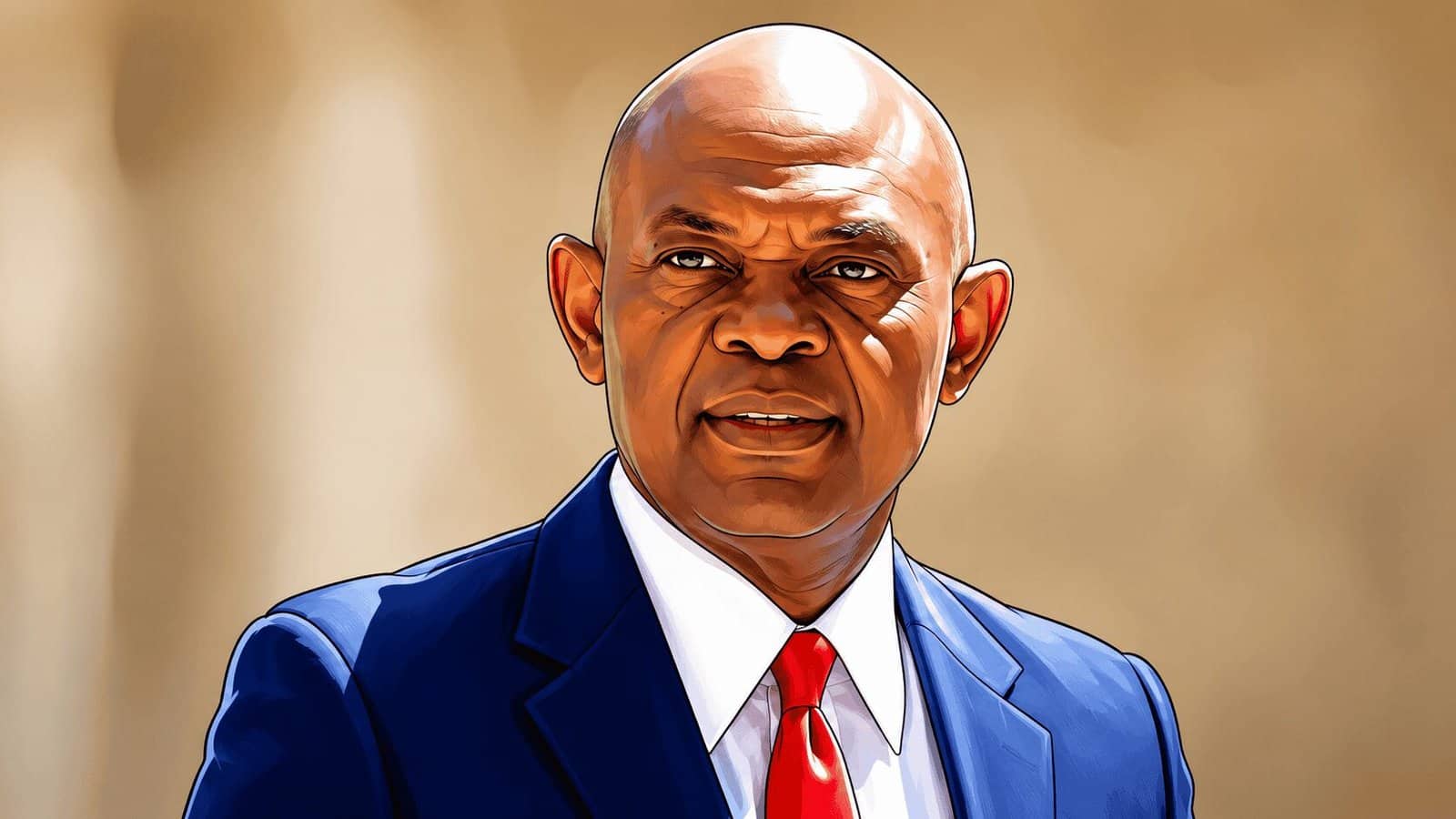 Caricature photo of Tony Elumelu