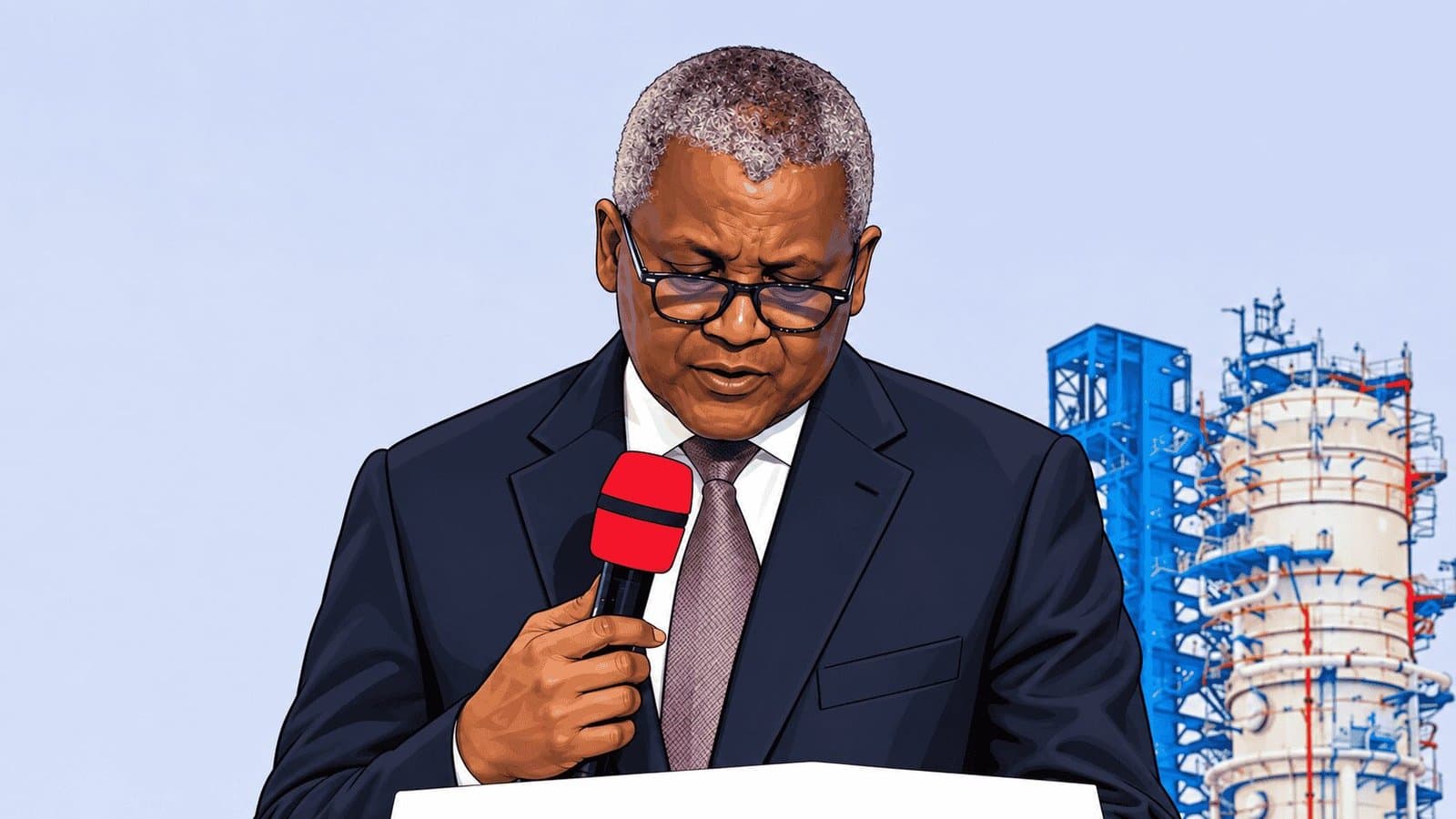 Caricature image of Dangote