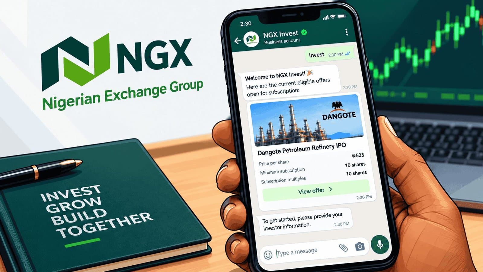 NGX Group turns WhatsApp into a public offer gateway