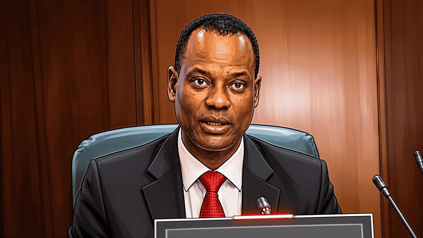 Taiwo Oyedele, the Minister of Finance and Coordinating Minister of the Economy speaking