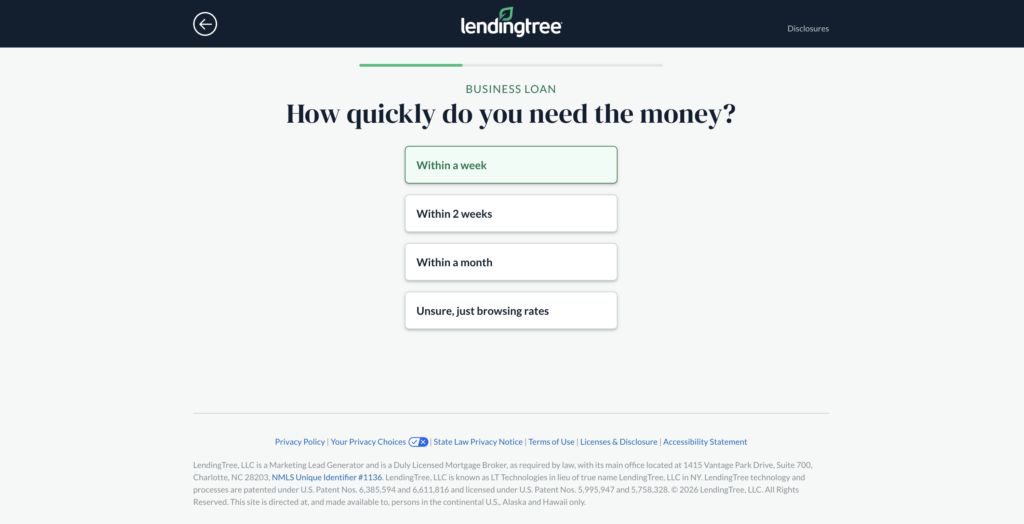 lendingtree homepage