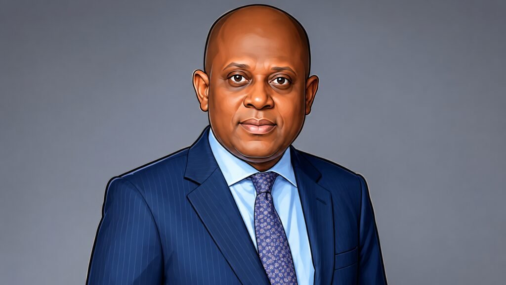 CBN Governor Olayemi Cardoso's portrait caricature