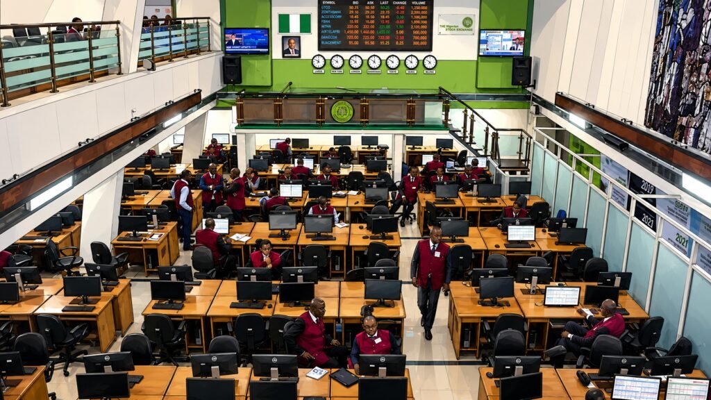 Nigeria stock trading room