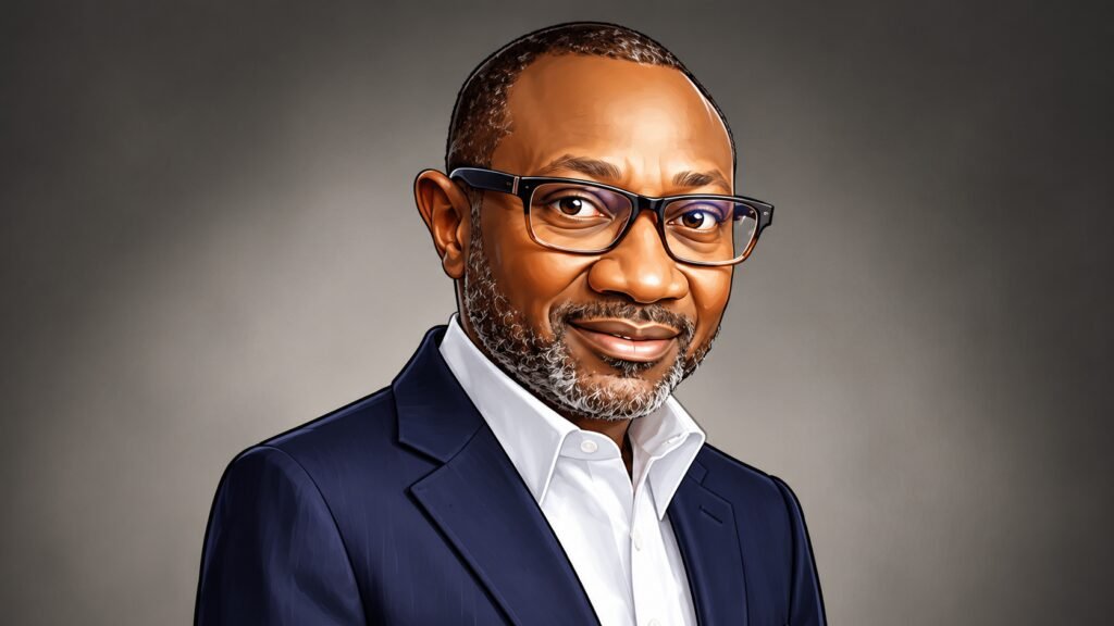 Otedola's portrait caricature