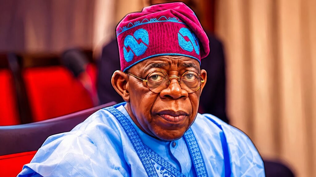 President Bola Ahmed Tinubu's portrait caricature