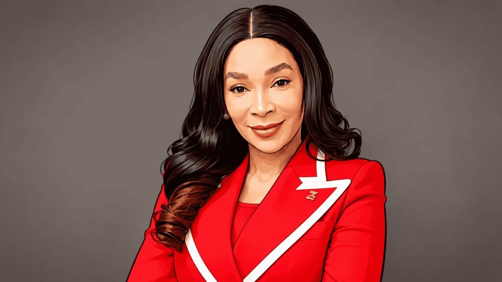 CEO Dame Adaora Umeoji's caricature portrait