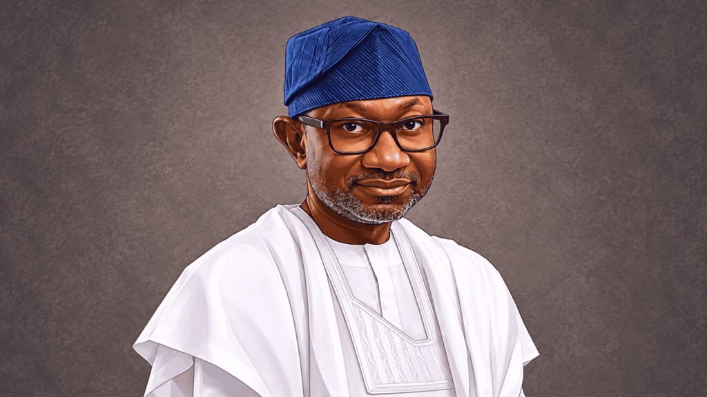 Femi Otedola portrait caricature