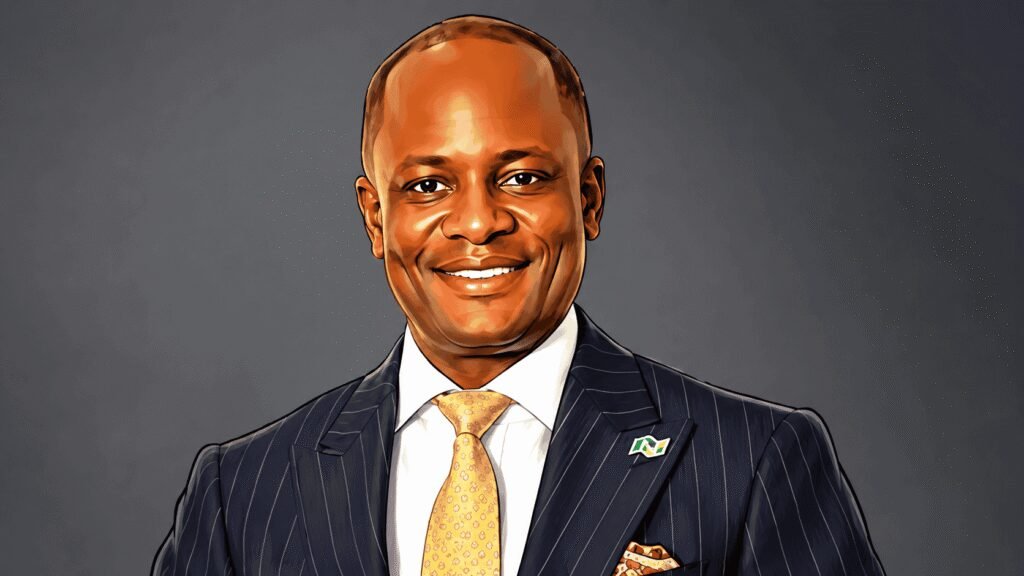 Caricature photo of Temi Popoola, GMDCEO, Nigerian Exchange Group