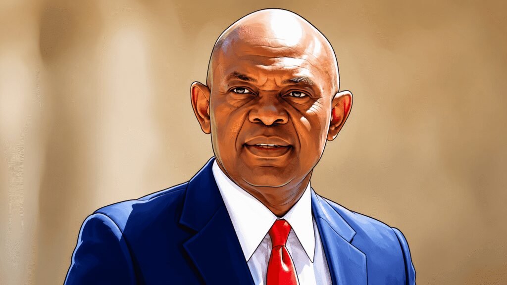 Caricature photo of Tony Elumelu