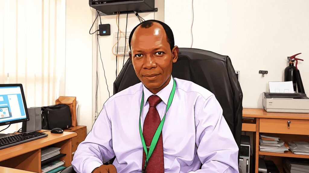 Caricature photo of David Adonri, CEO, HighCap Securities Limited