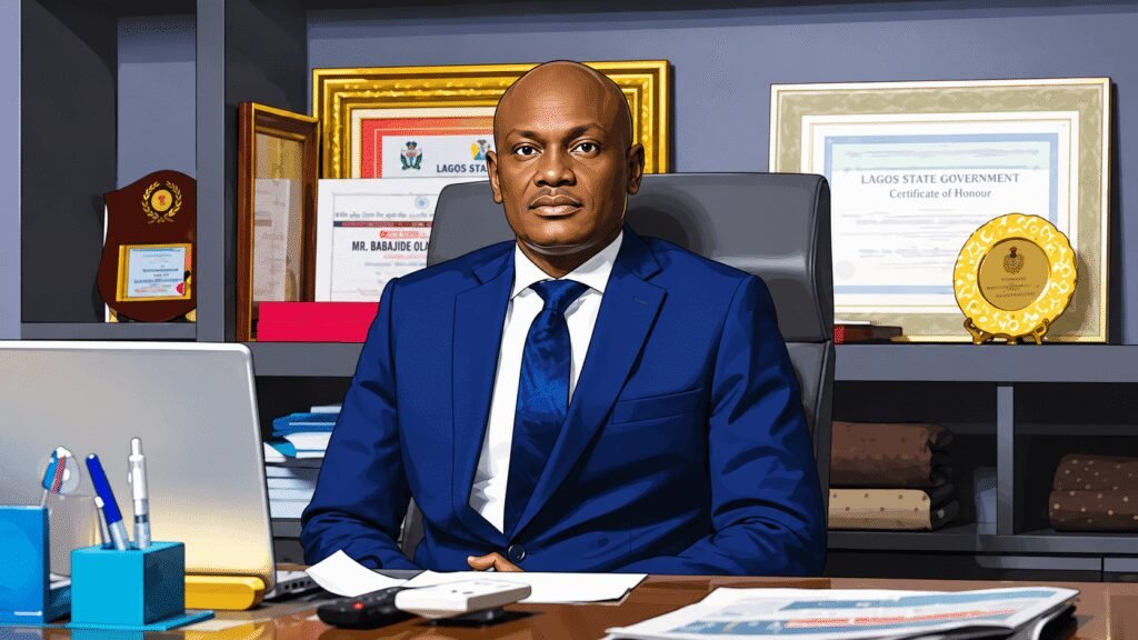 Caricature photo of Dr. Abubakar Abdullahi Kure, Managing Director of NIRSAL Microfinance Bank