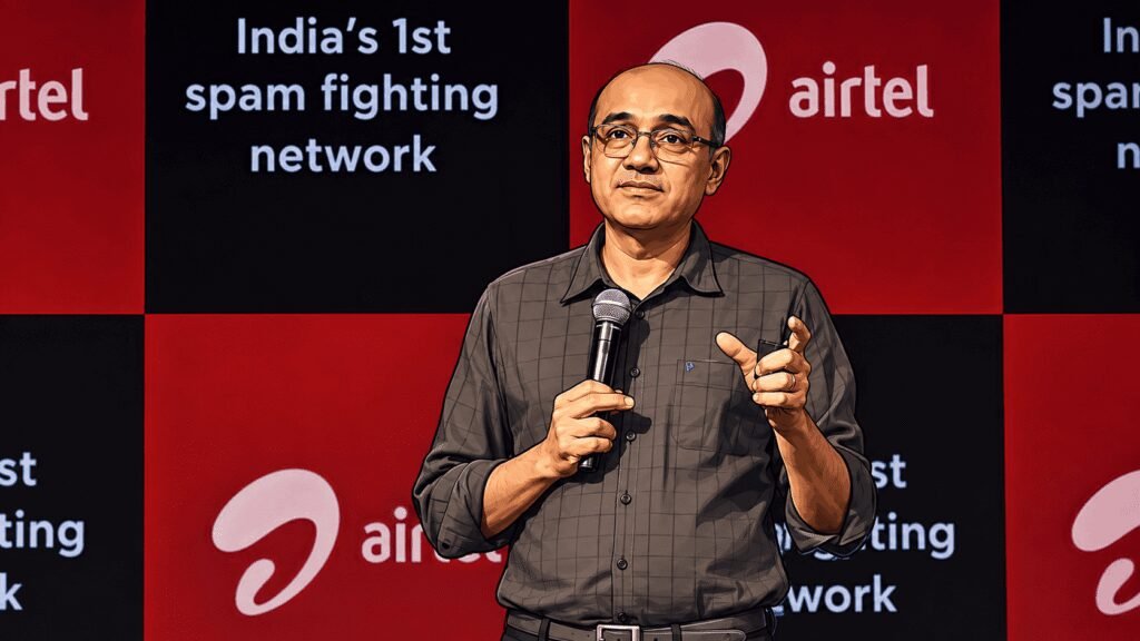 Caricature photo of Gopal Vittal, non-executive chair 