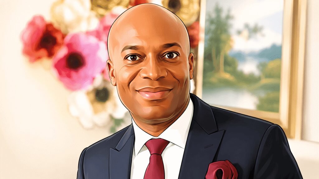 Caricature photo of Jerry Igwilo, Co-Founder and CEO of Wynk Limited 
