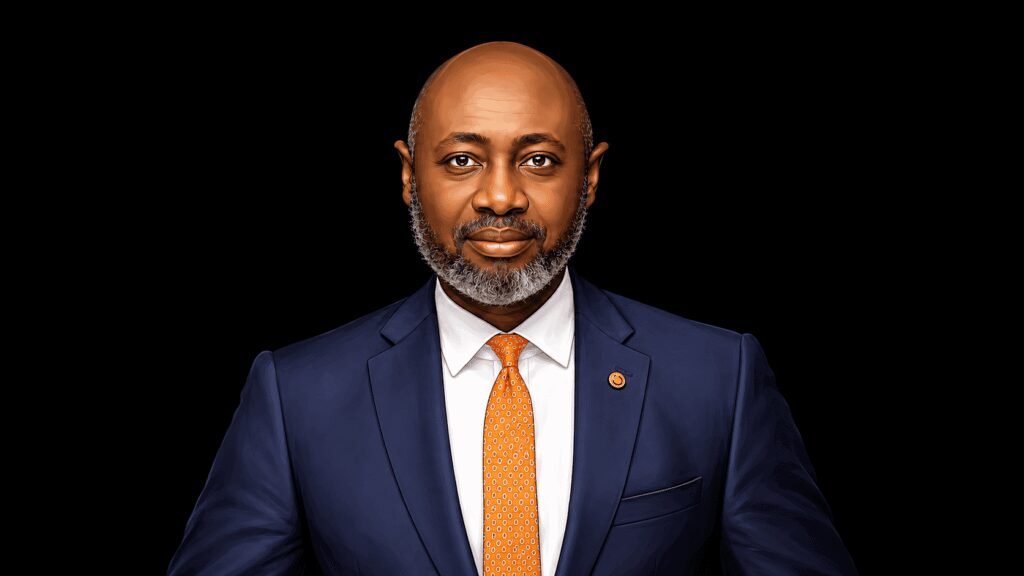 Caricature portrait of Peter Ikenga, MD/CEO of Transcorp Power