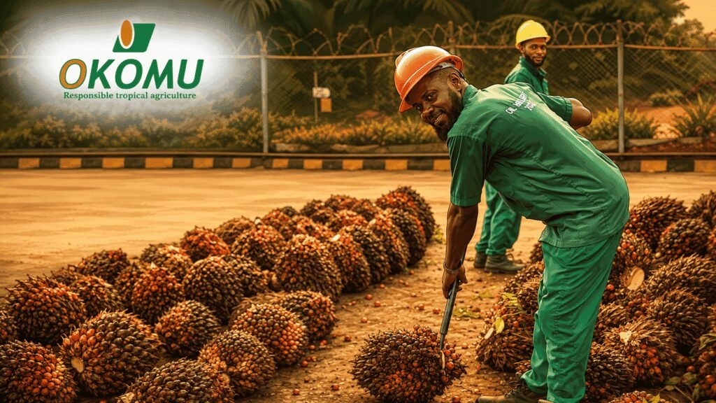 Okomu palm oil processing 