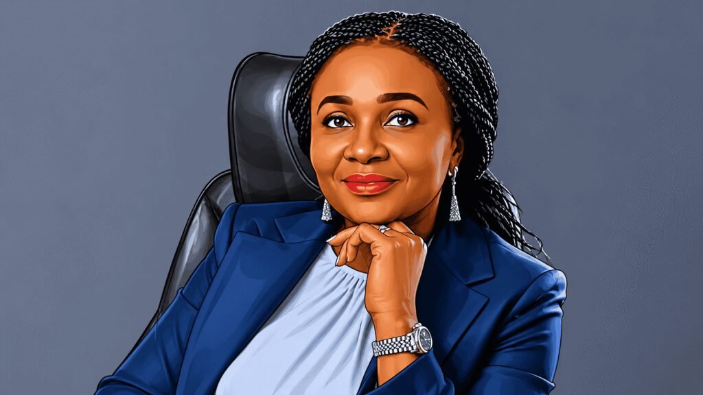 Caricature photo of Oritsemeyiwa Eyesan, Chief Executive of the NUPRC