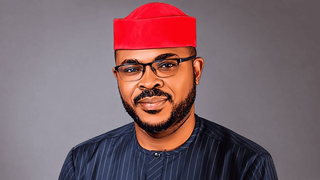 Caricature portrait of Ben Enamudu, Chairman of the Chartered Institute of Taxation of Nigeria (CITN) Abuja District