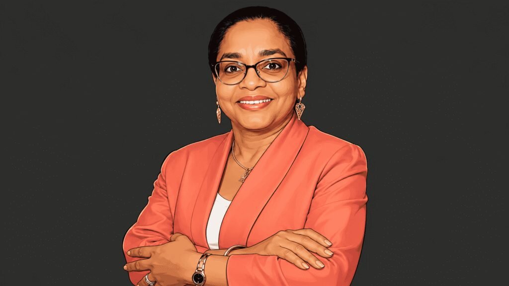 Caricature portrait of Eleanor Adaralegbe, CFO Seplat Energy 