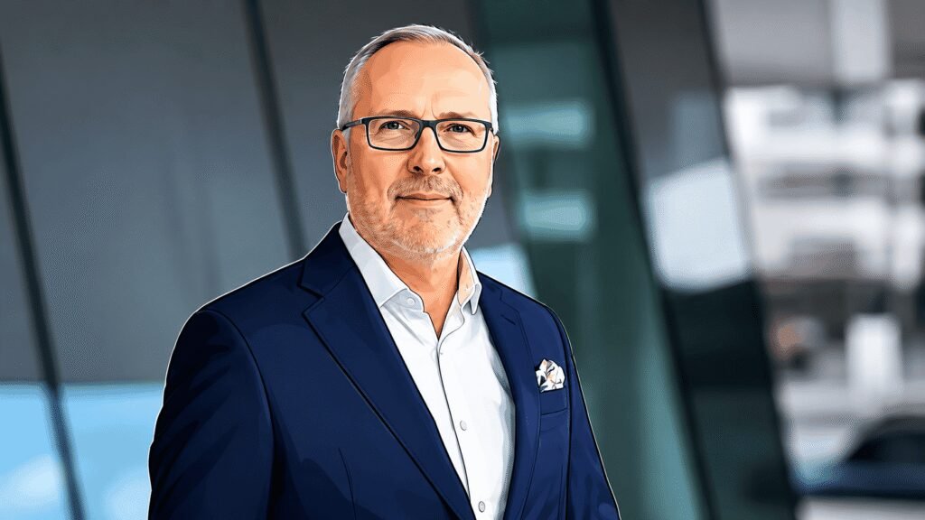 Caricature photo of Ole Hansen, Head of Commodity Strategy at Saxo Bank 
