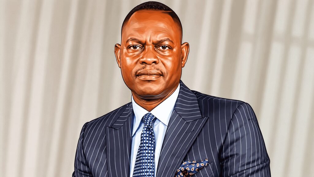 Caricature portrait of SAHCO Chairman Taiwo Afolabi 