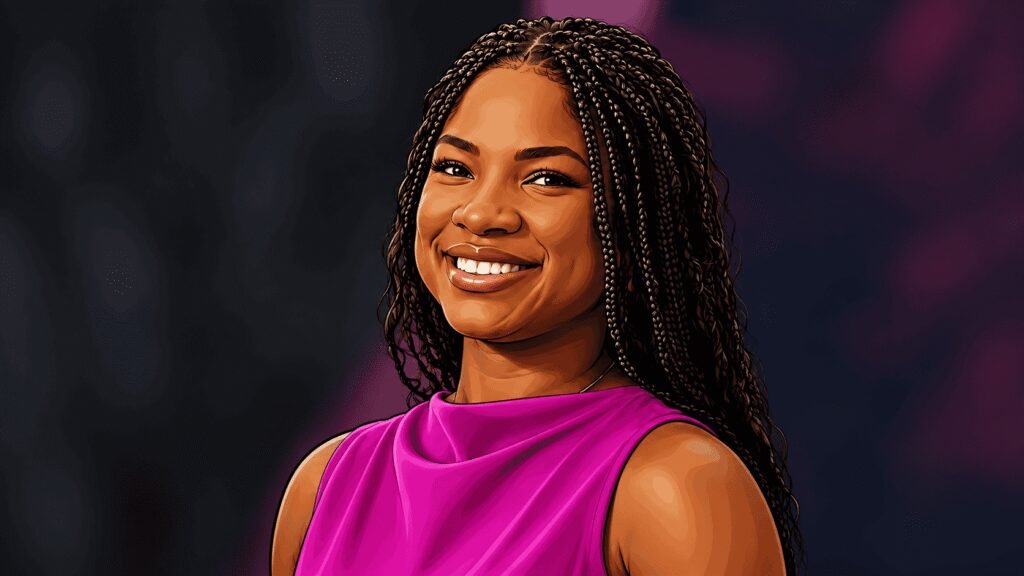 Caricature portrait of Tolulope Ajayi