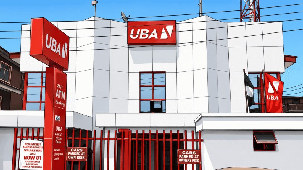 Caricature image of UBA building