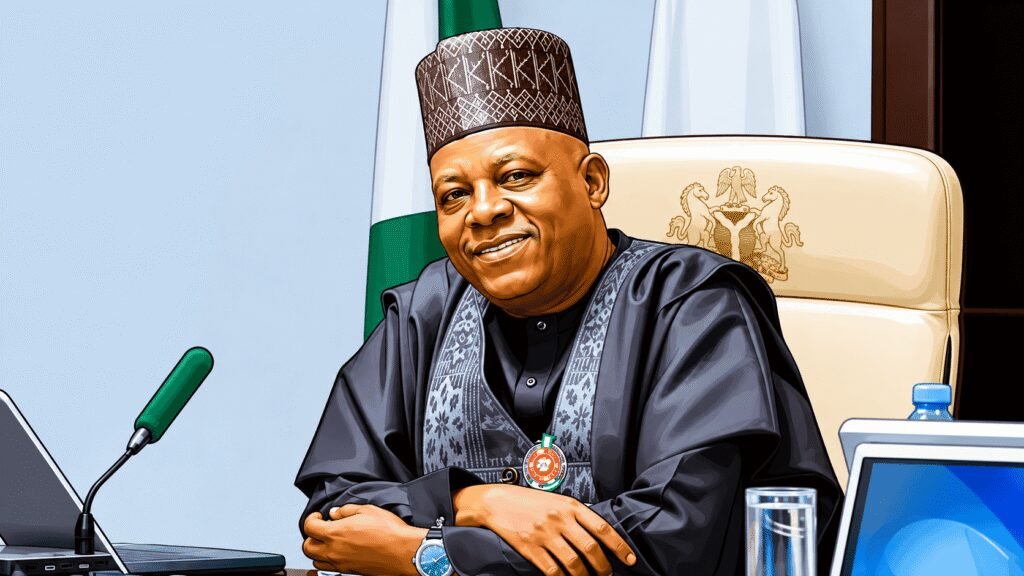Caricature picture of Vice President Kashim Shettima 