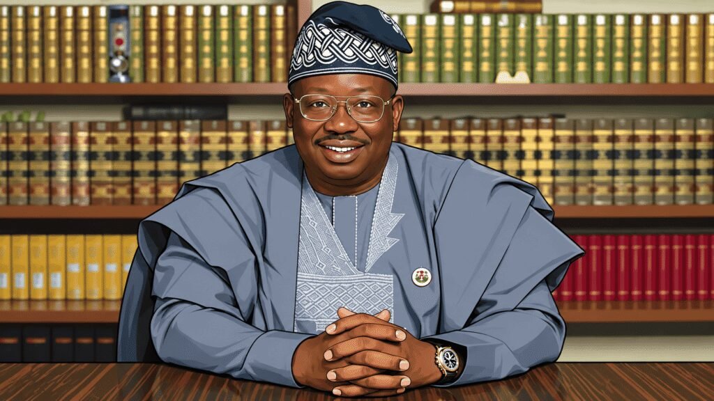 Caricature image of AERE Chairman Dele Oye