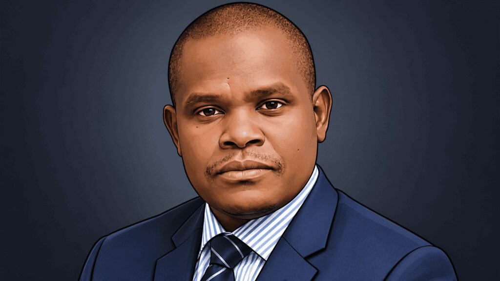 Caricature portrait of Abdulkadir Abbas 