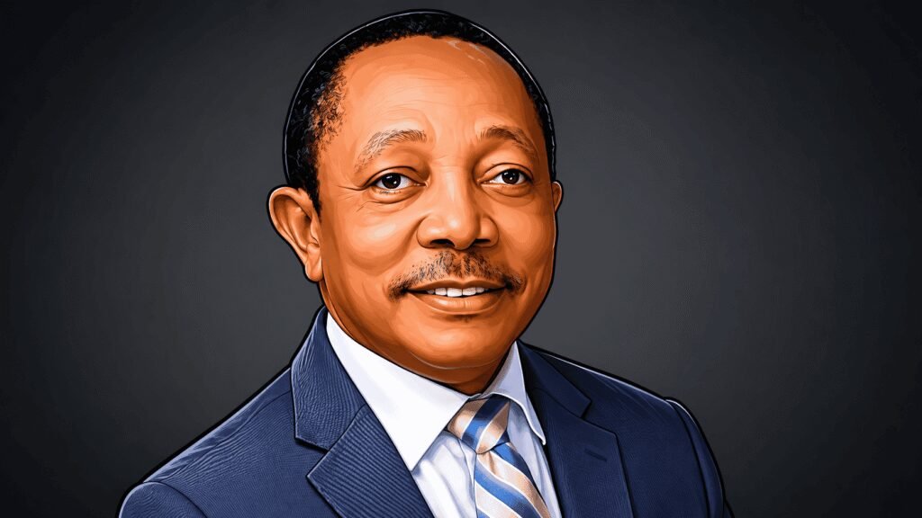 Caricature portrait of Anthony Chiejina 