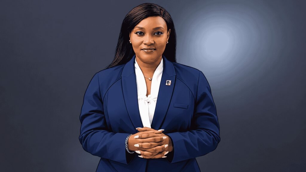 Caricature portrait of Dr. Fiona Ahimie