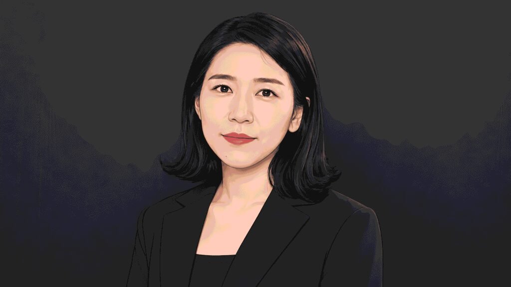 Caricature portrait of Eunhae Shin