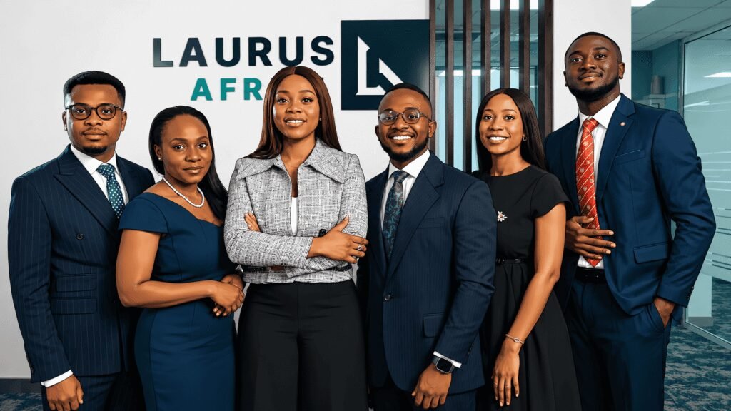 Caricature image of Laurus Africa team members