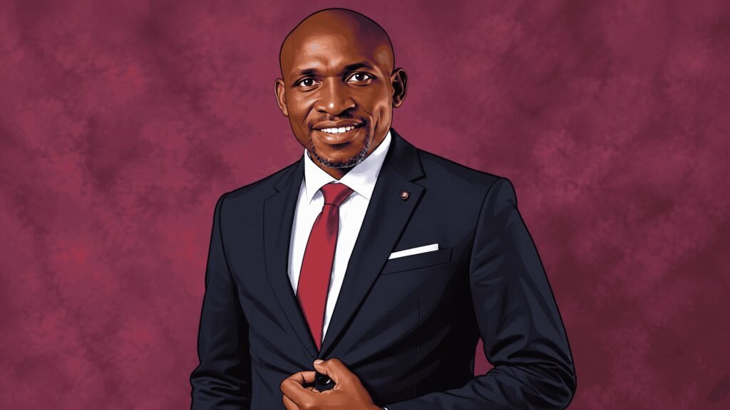 Caricature portrait of Professor Fredrick Ogola 