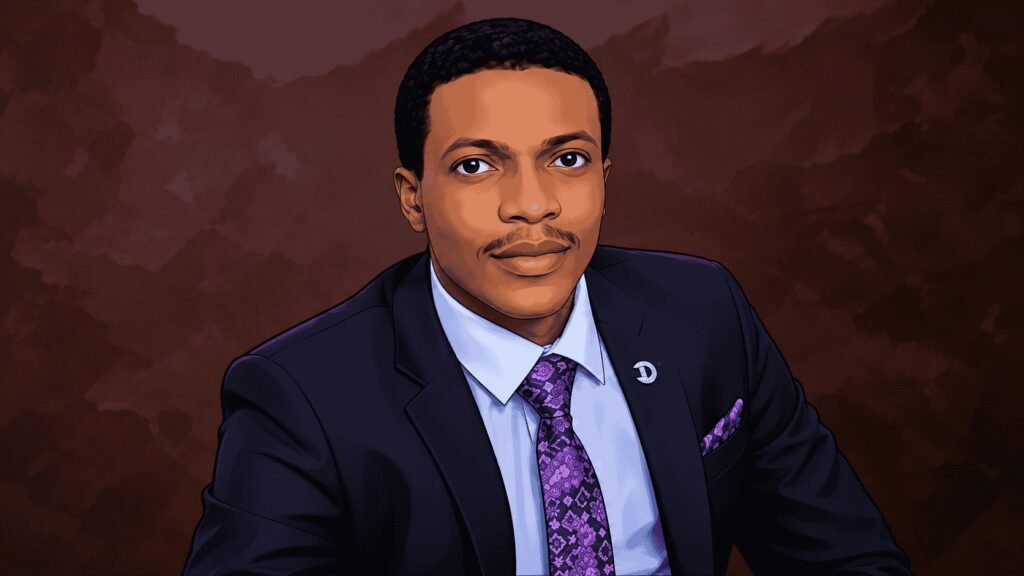 Caricature image of Anthony Fakiyesi 