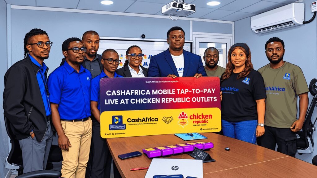 Caricature image of CashAfrica Tap-to-Pay Team Gathering 