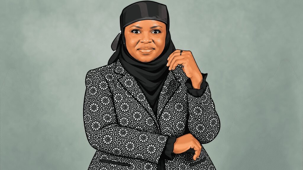 Caricature image of Hauwa Wakili