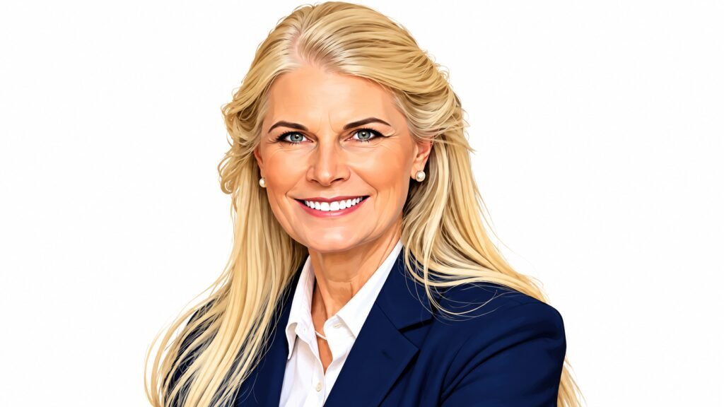 Caricature portrait of Laura Martin