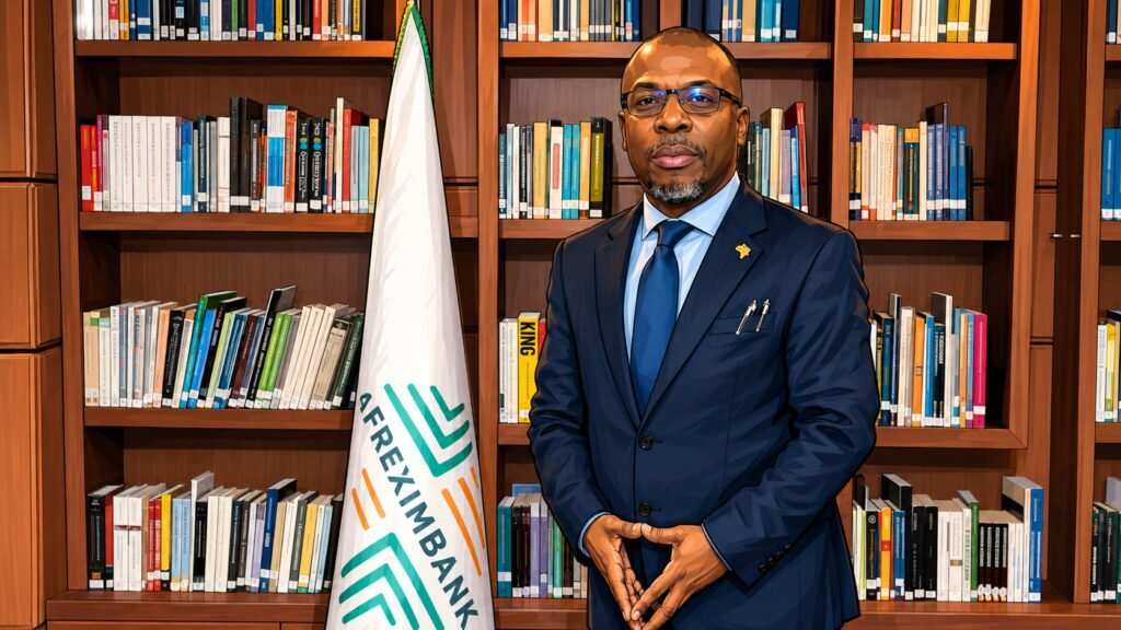 Yemi Kale, Chief economist, Afreximbank portrait caricature